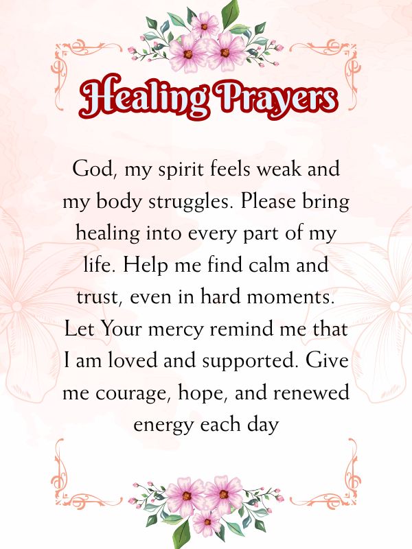 Pics for Healing Prayers