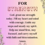 prayers for strength