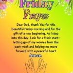 Friday morning prayer