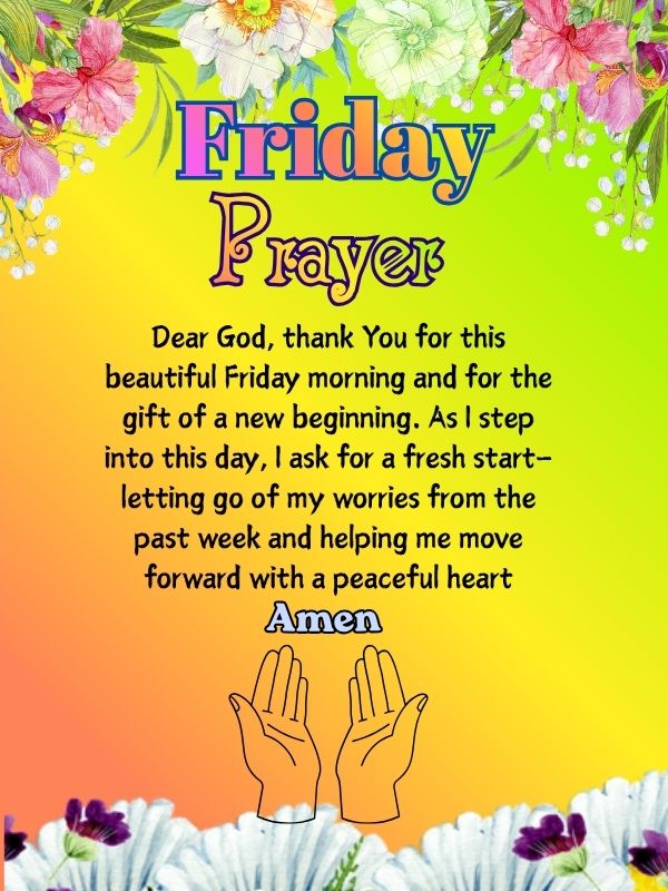 Friday morning prayer