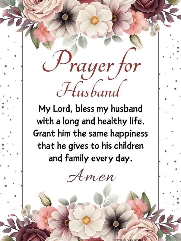 Prayer for husband