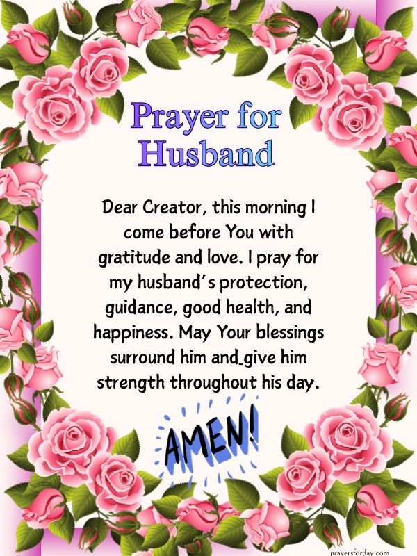 Read more about the article Powerful Prayers for Husband from Wife for His Future & Blessings