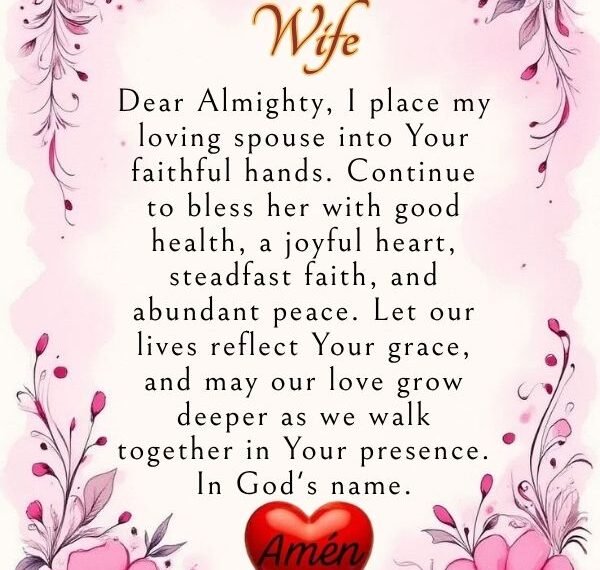 Prayers for wife from husband