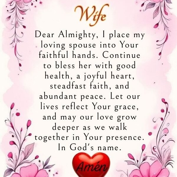 Prayers for wife from husband