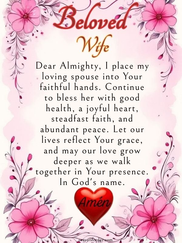 Read more about the article 160+ Prayers for Wife to Ask God for Love, Health, and Blessings