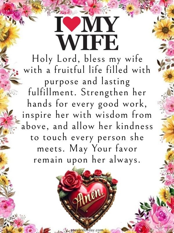 praying for wife
