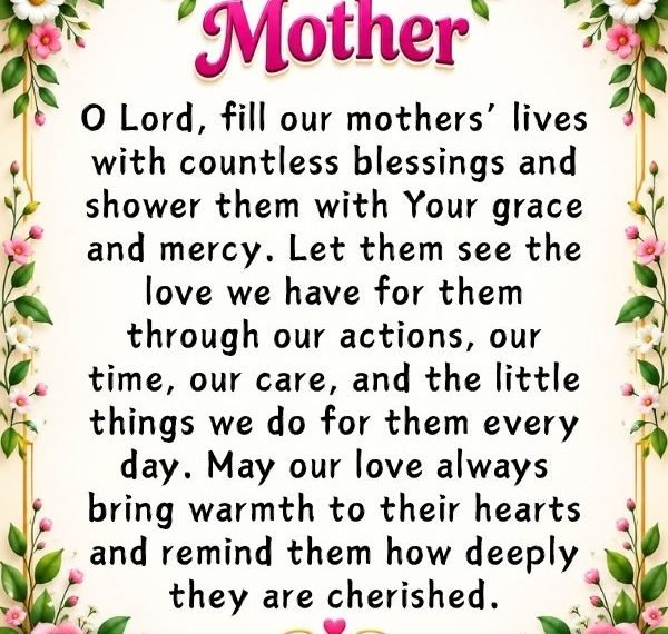 Prayer for mother