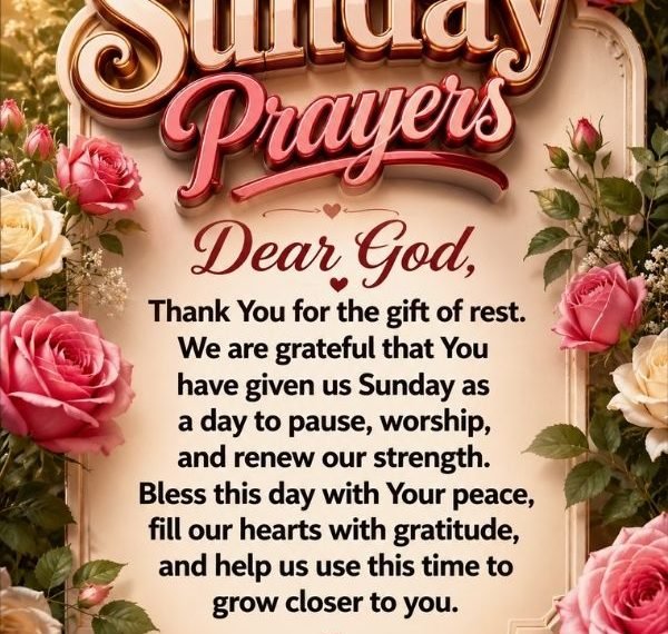Sunday Prayer